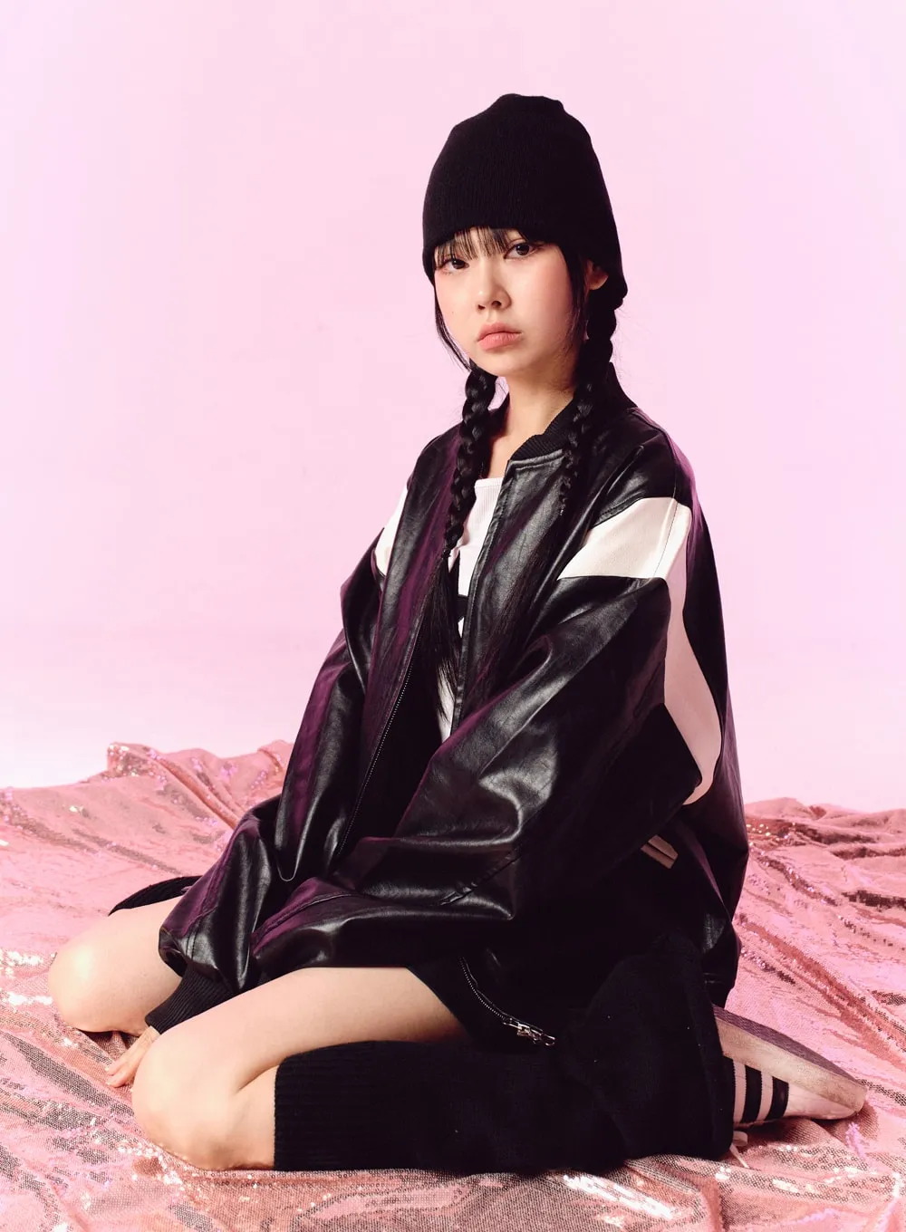 Faux Leather Jacket IG303 sold by Lewkin product image thumbnail 2