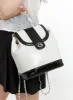 Chain Link Faux Leather Backpack OL416 sold by Lewkin