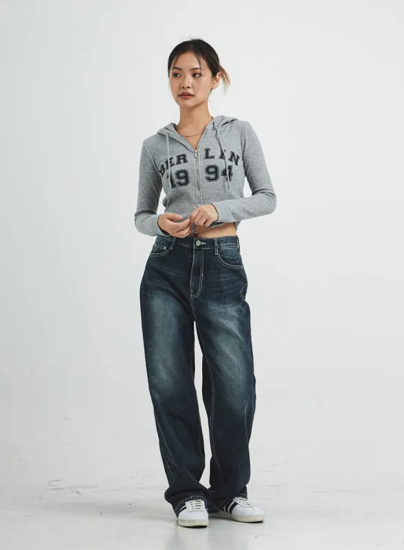 Washing Wide Jeans CS15 sold by Lewkin