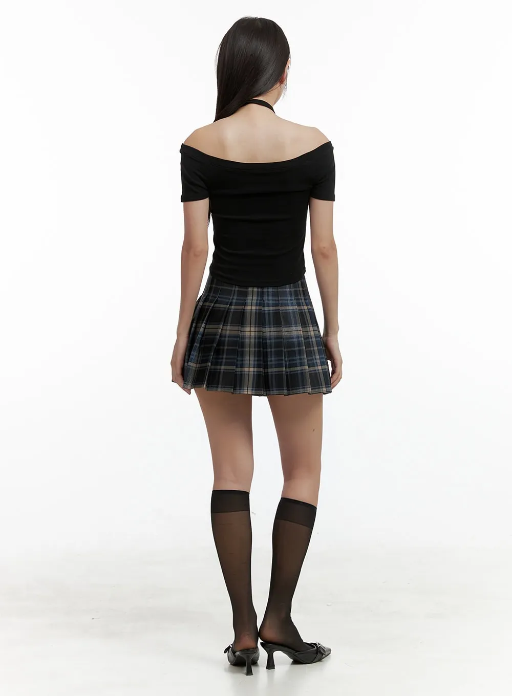 Off Shoulder Strap Halter Top OL401 sold by Lewkin product image thumbnail 3