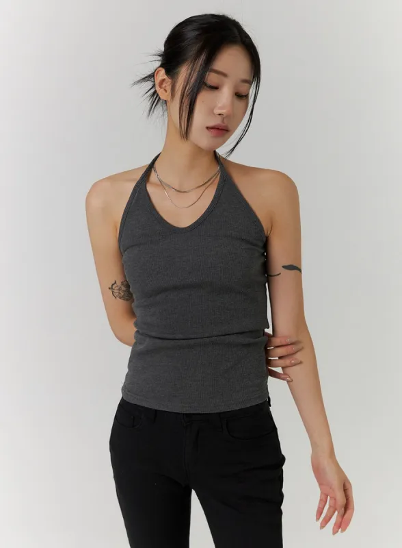 Halter Sleeveless Top CD311 sold by Lewkin
