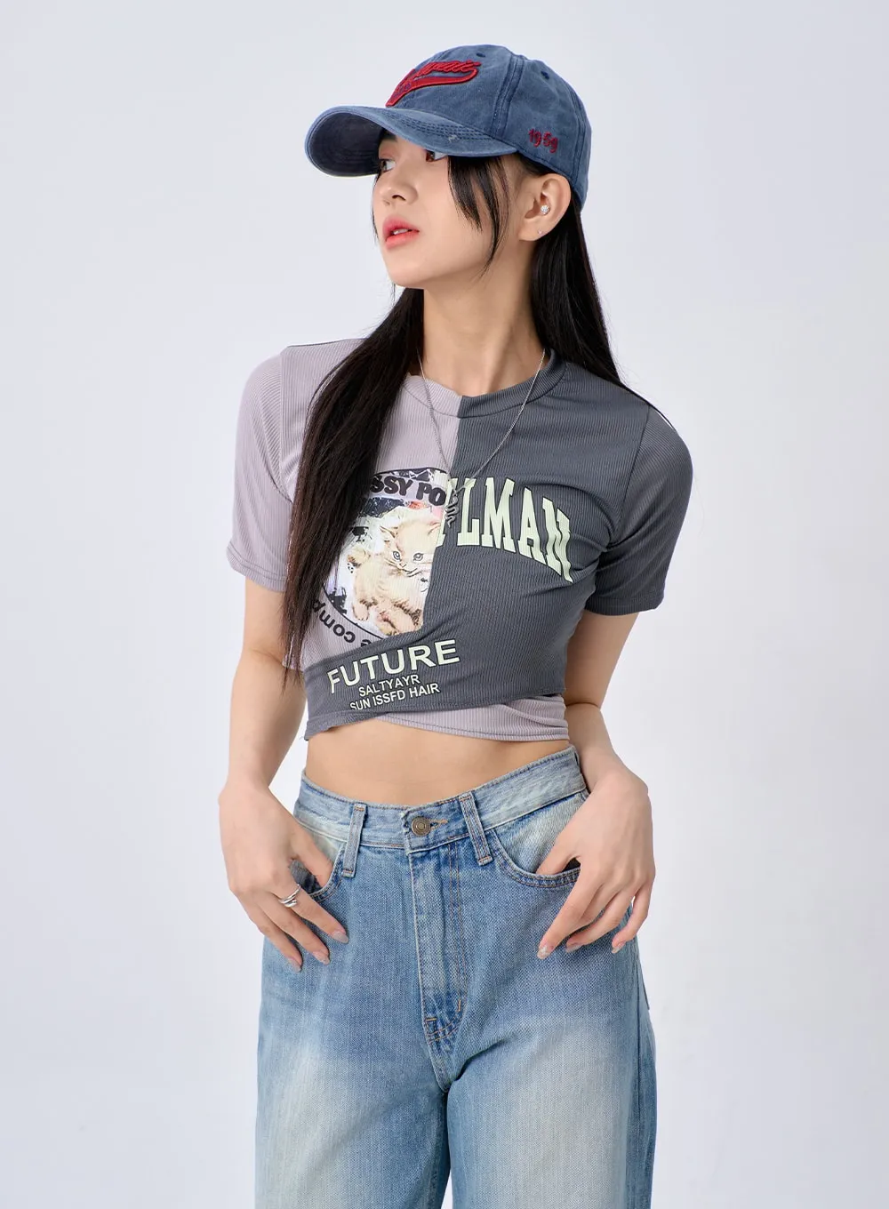 Wide Leg Jeans BA321 sold by Lewkin product image thumbnail 5