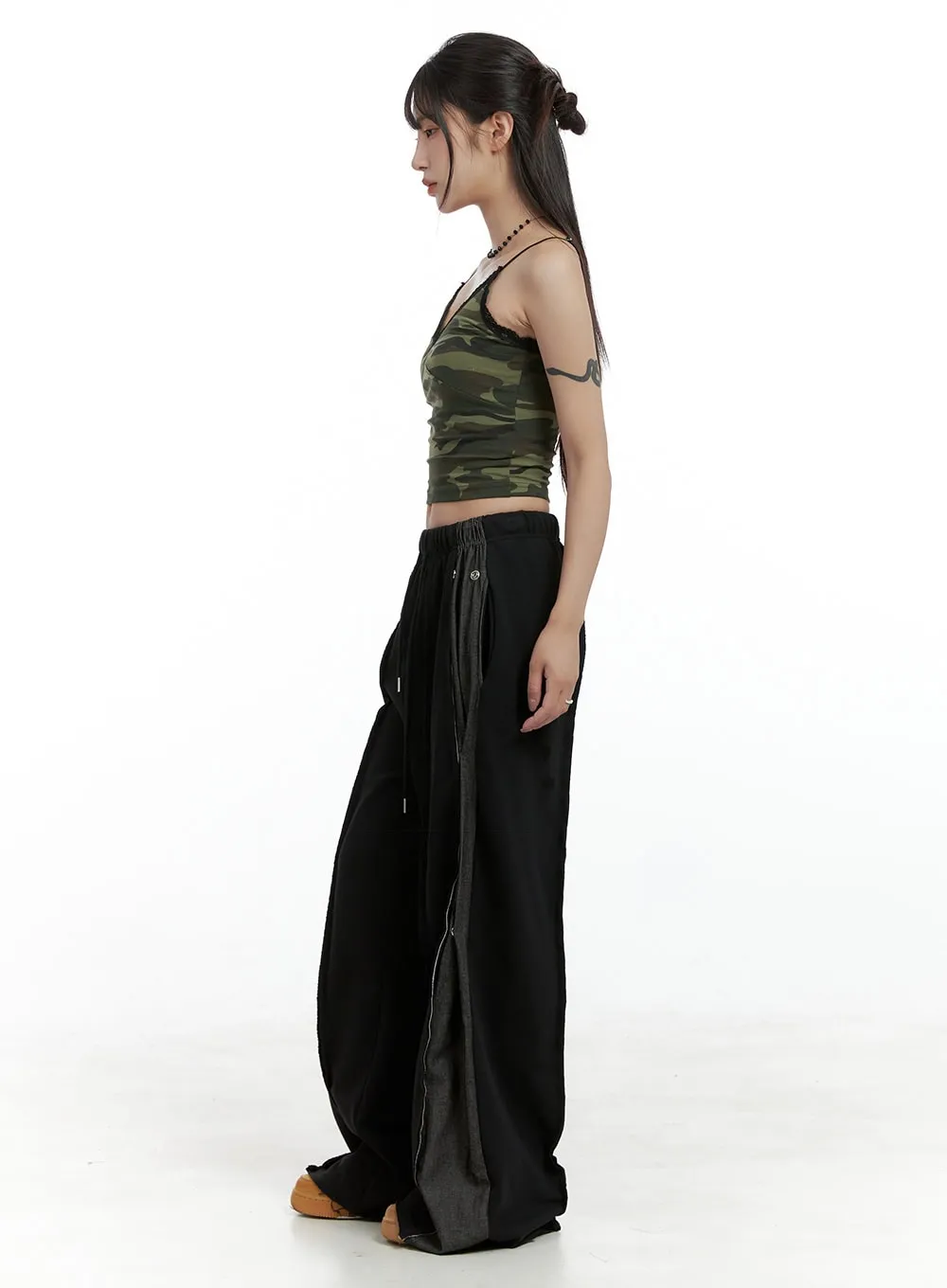 Sweetheart Lace Camo Cami Top CL424 sold by Lewkin product image thumbnail 3