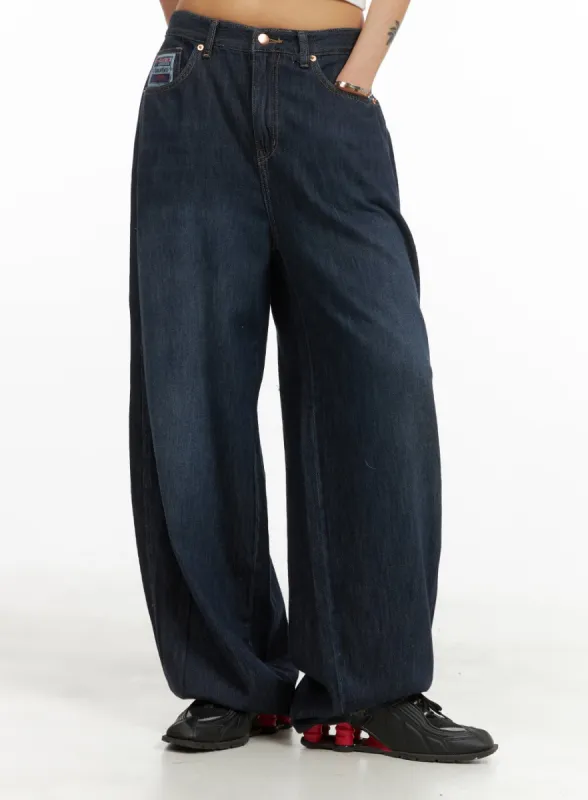 Wide Fit Baggy Jeans CY423 sold by Lewkin