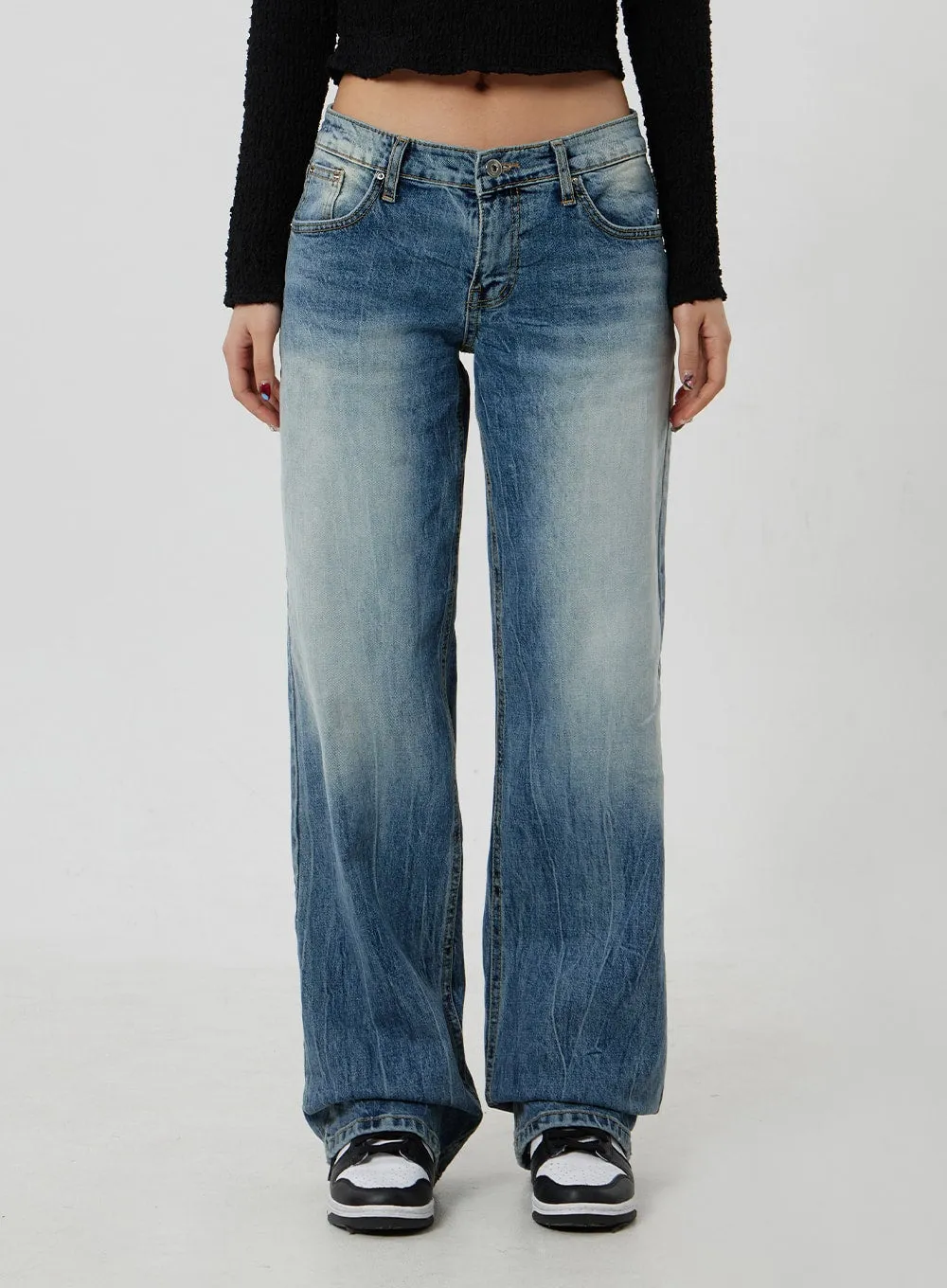 Wide Leg Jeans CF303 sold by Lewkin product image thumbnail 5
