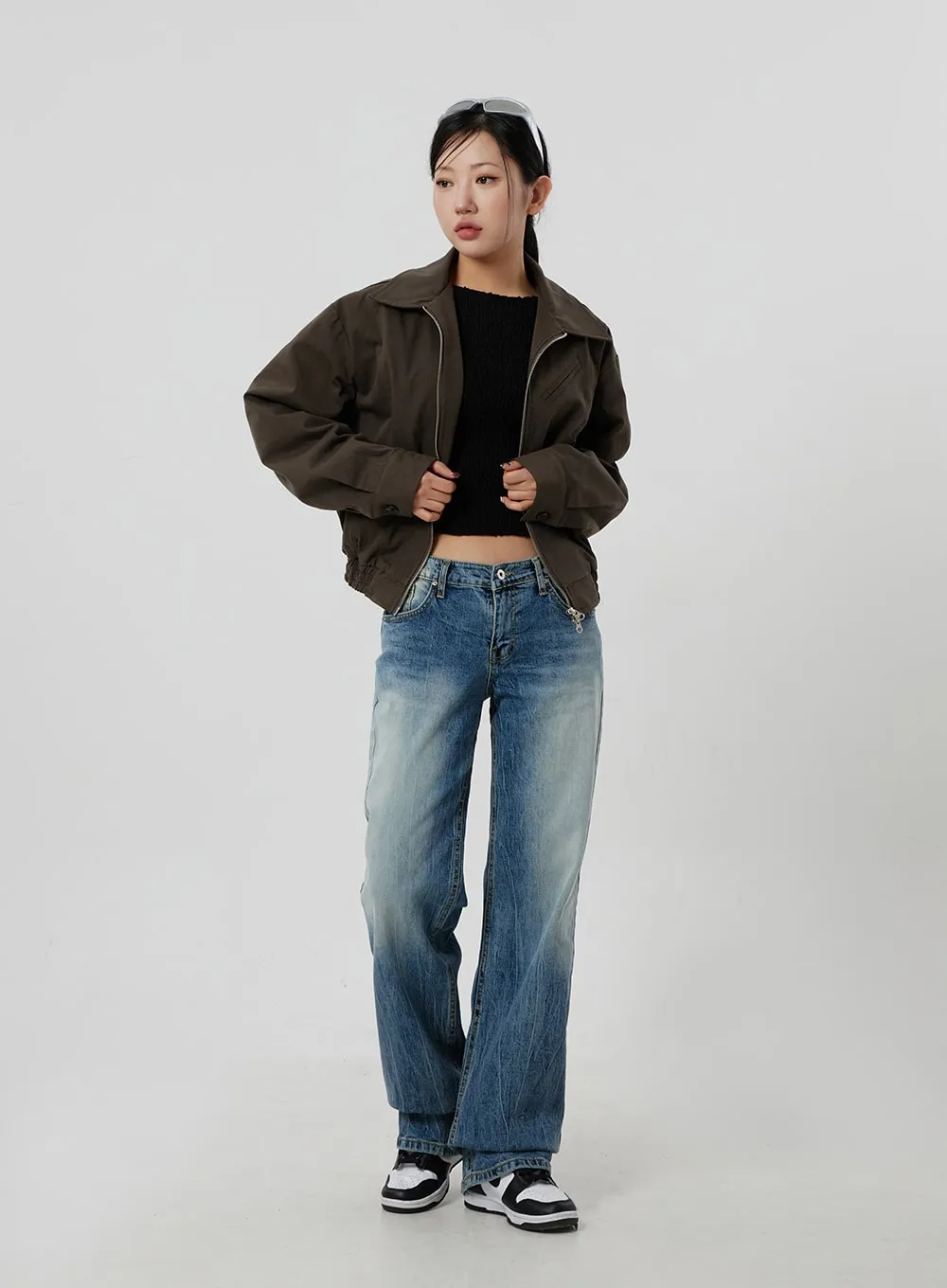 Wide Leg Jeans CF303 sold by Lewkin product image thumbnail 4
