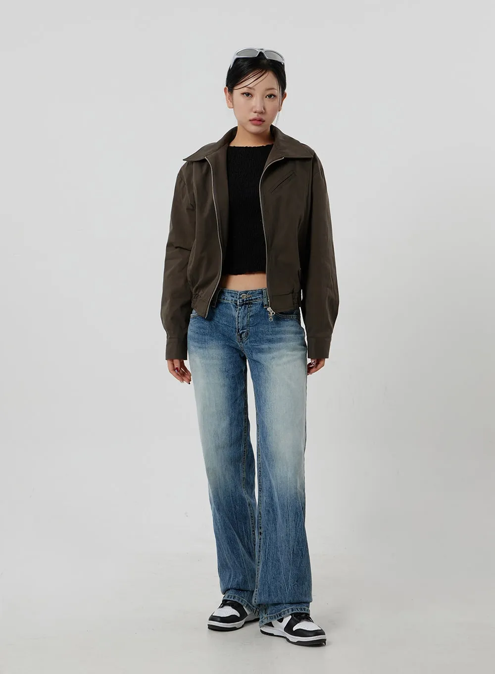 Wide Leg Jeans CF303 sold by Lewkin product image thumbnail 3