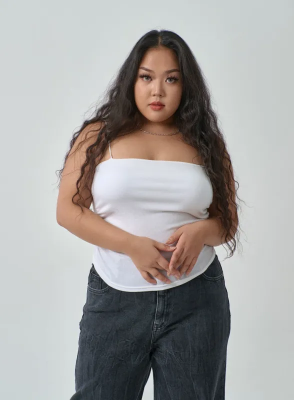 Plus Side Shirring Sleeveless Top IF317 sold by Lewkin