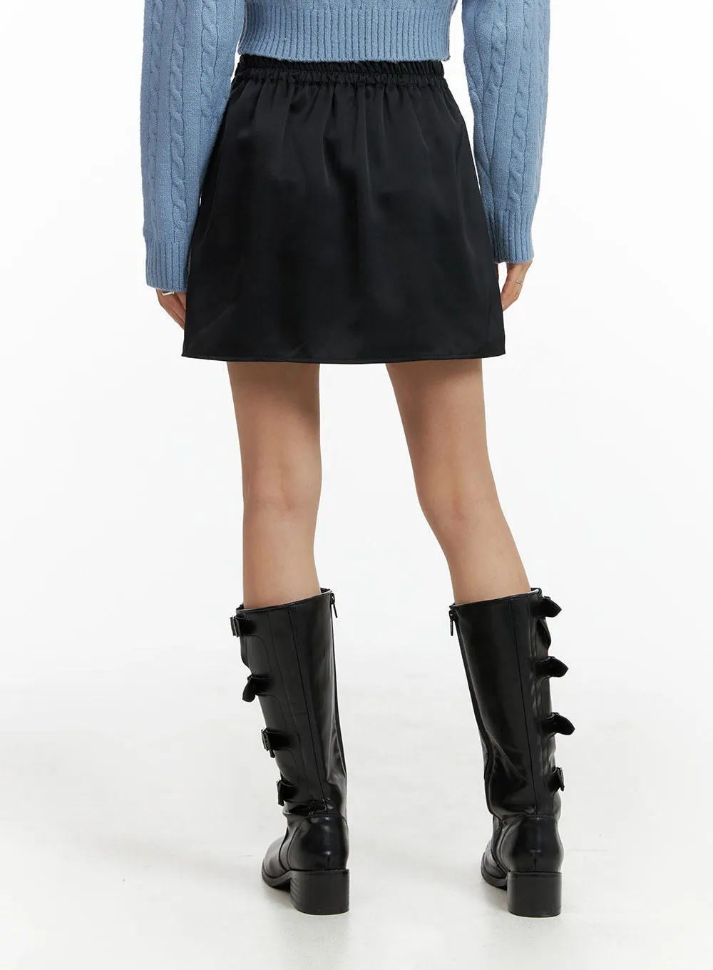 Ribbon Detailed Skort CF416 sold by Lewkin product image thumbnail 4