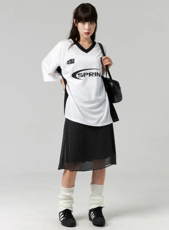 Plaid Midi Skirt CL320 sold by Lewkin