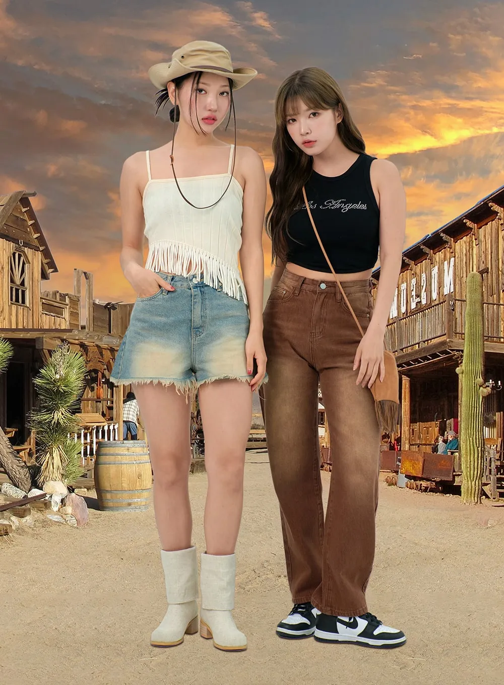 Wide Color Pants BU308 sold by Lewkin product image thumbnail 5