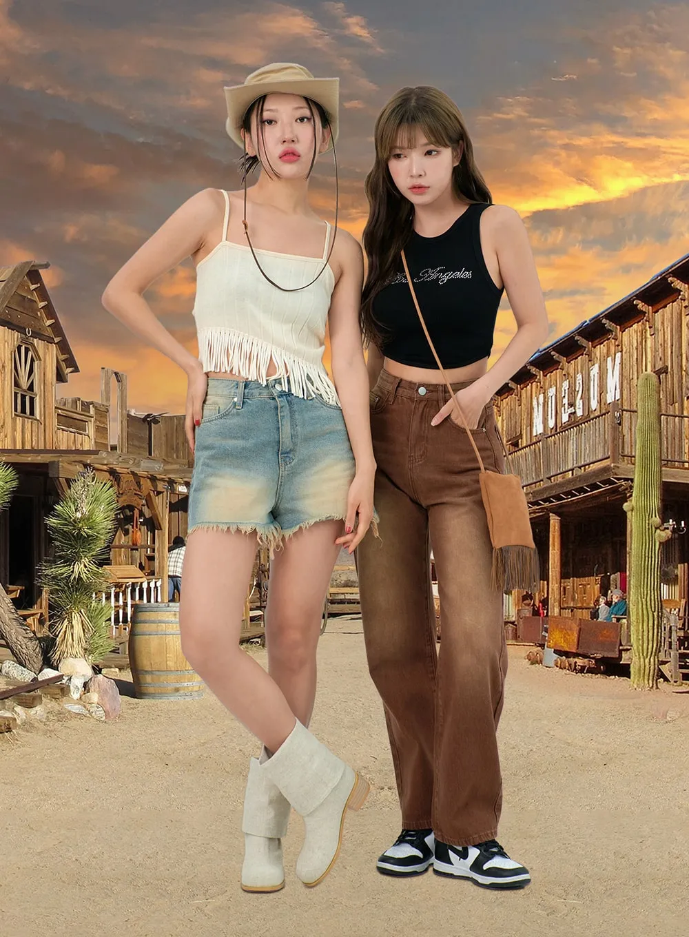 Wide Color Pants BU308 sold by Lewkin product image thumbnail 4