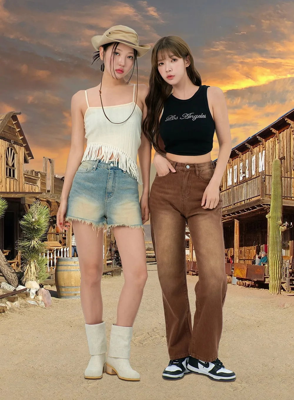 Wide Color Pants BU308 sold by Lewkin product image thumbnail 3