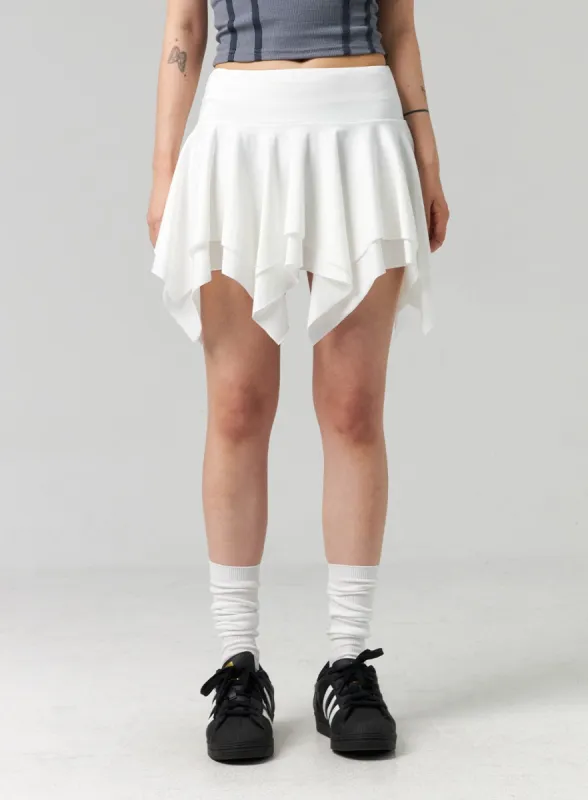 Layered Ruffle Mini Skirt CL324 sold by Lewkin