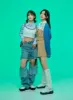 Removable Buttoned Wide Leg Denim Pants IU20 sold by Lewkin