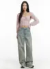 Washed Wide Leg Jeans CJ408 sold by Lewkin