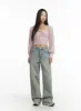 Washed Wide Leg Jeans CJ408 sold by Lewkin