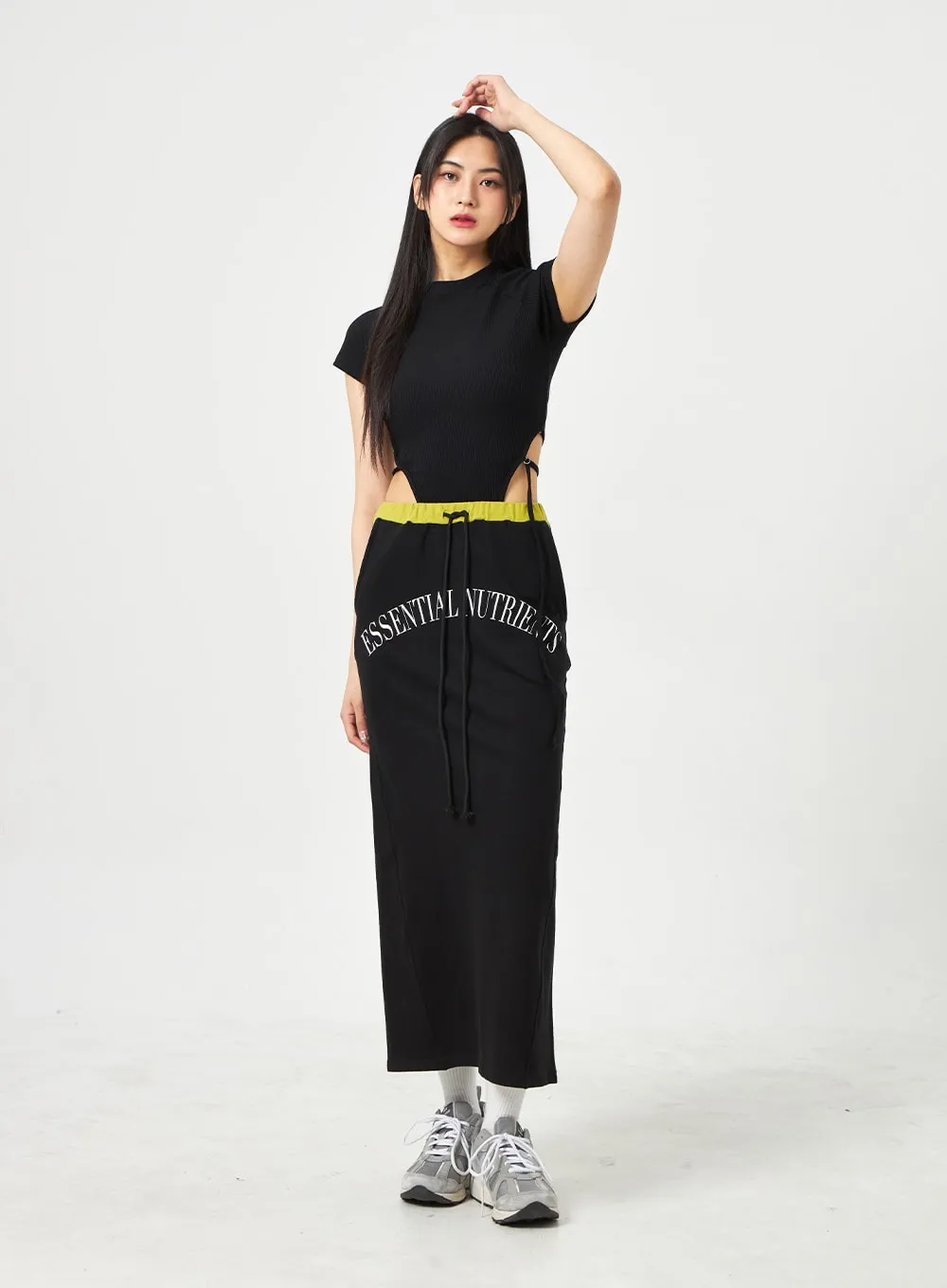 Cut Out Knit Tee BA313 sold by Lewkin product image thumbnail 4