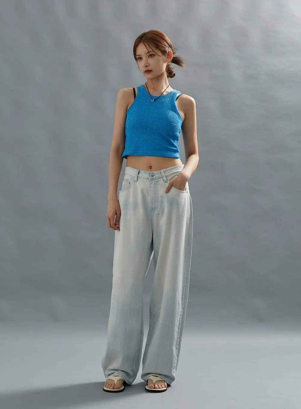 Crop Strap Top CG01 sold by Lewkin product image thumbnail 4
