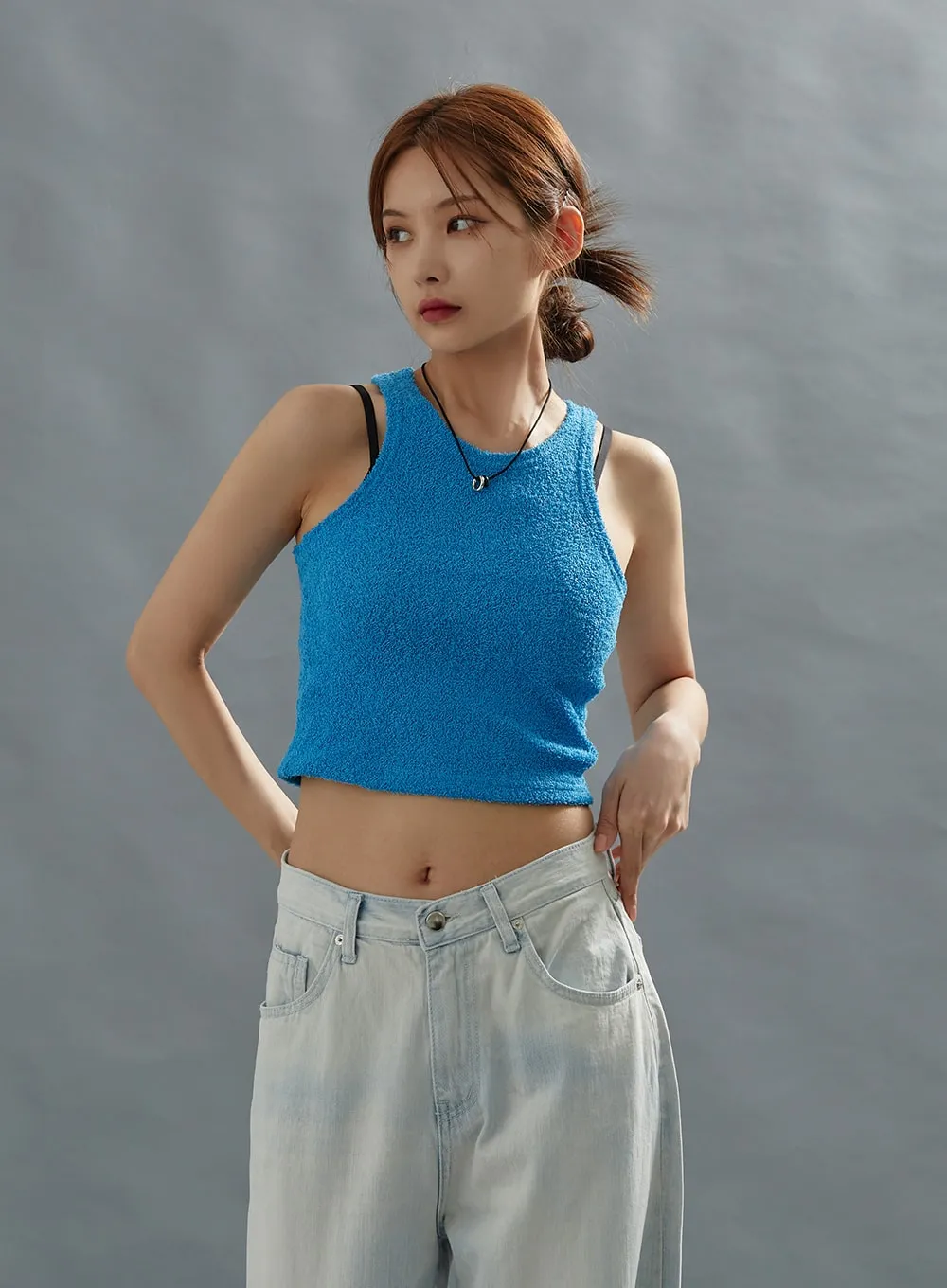 Crop Strap Top CG01 sold by Lewkin product image thumbnail 5