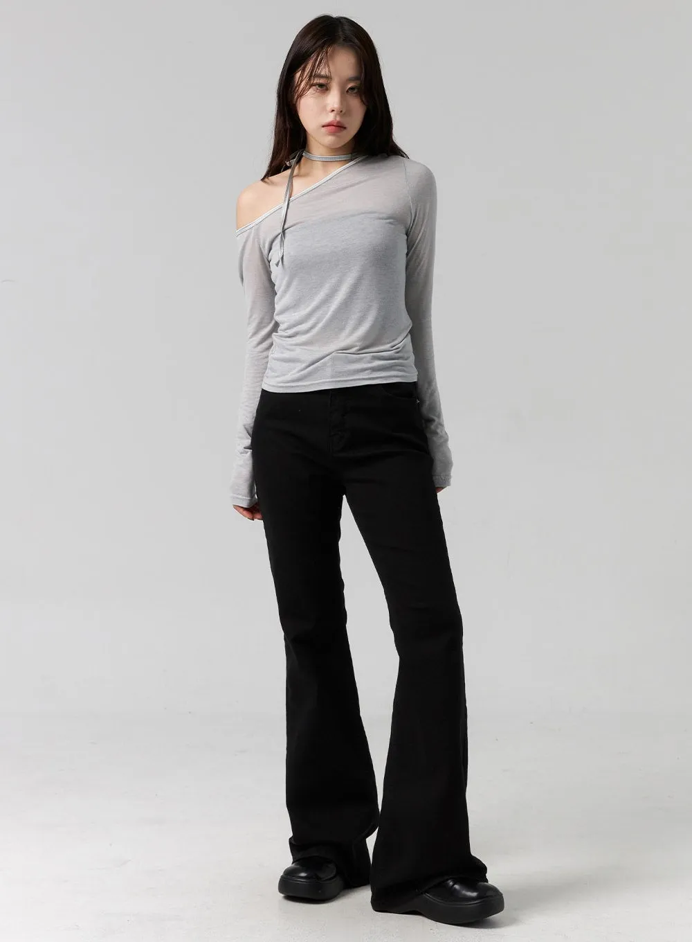 Bootcut Pants CG317 sold by Lewkin