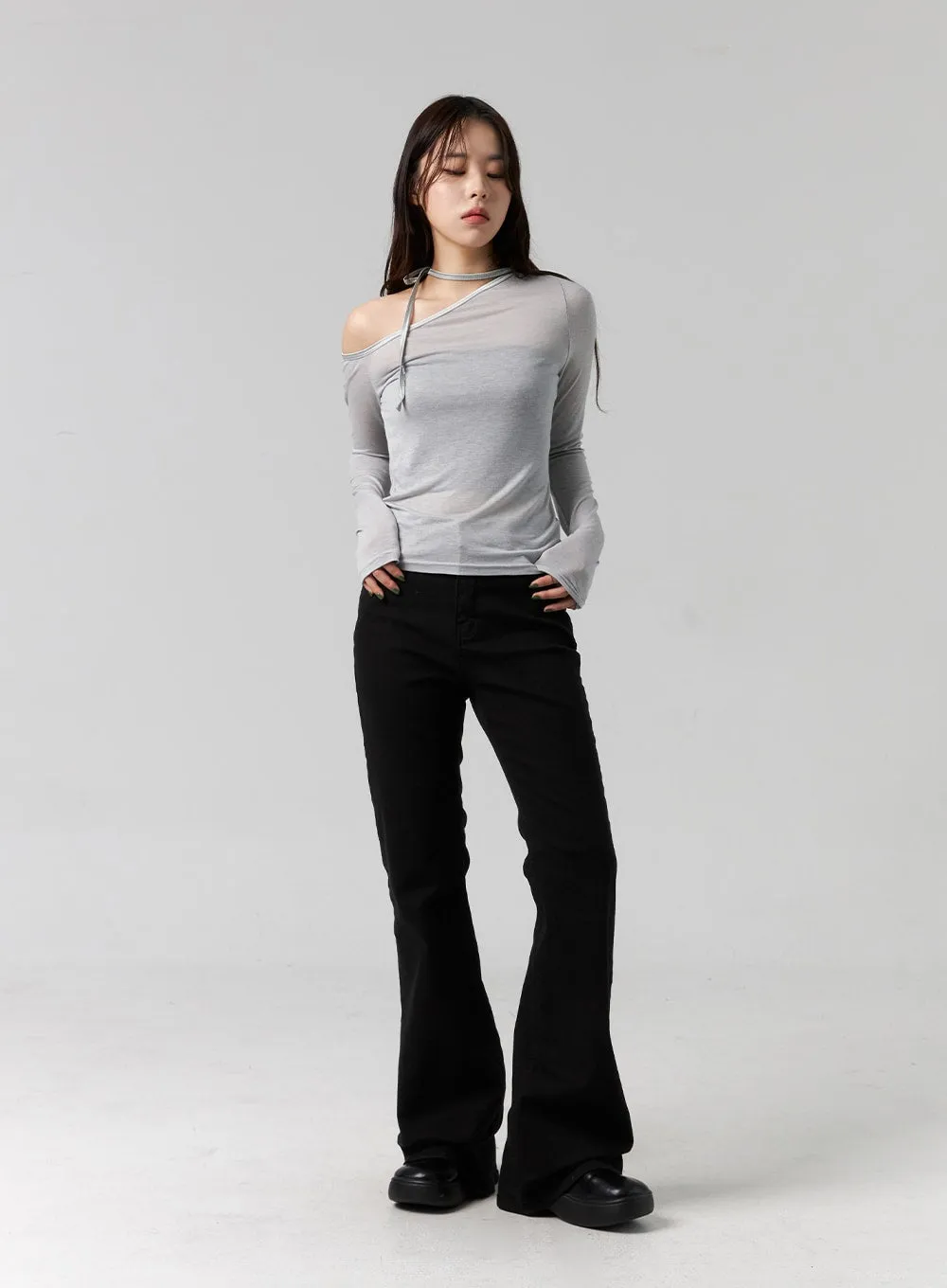 Bootcut Pants CG317 sold by Lewkin product image thumbnail 4