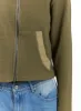 Two-Tone Cropped Hoodie Jacket CM407 sold by Lewkin