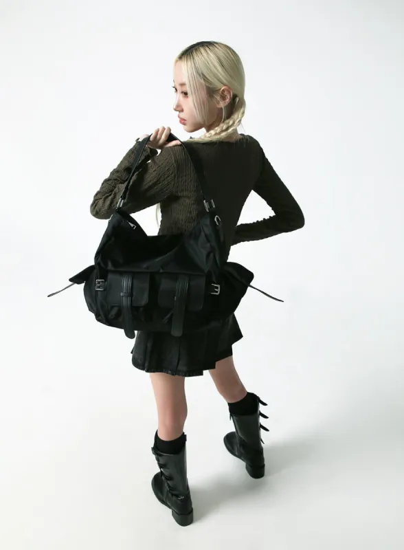 Large Capacity Pocket Tote Bag IJ419 sold by Lewkin