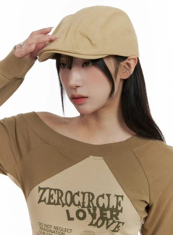 Basic Flat Cap CA430 sold by Lewkin