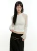 See-Through Button-Up Cardigan CL426 sold by Lewkin