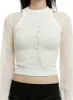 See-Through Button-Up Cardigan CL426 sold by Lewkin