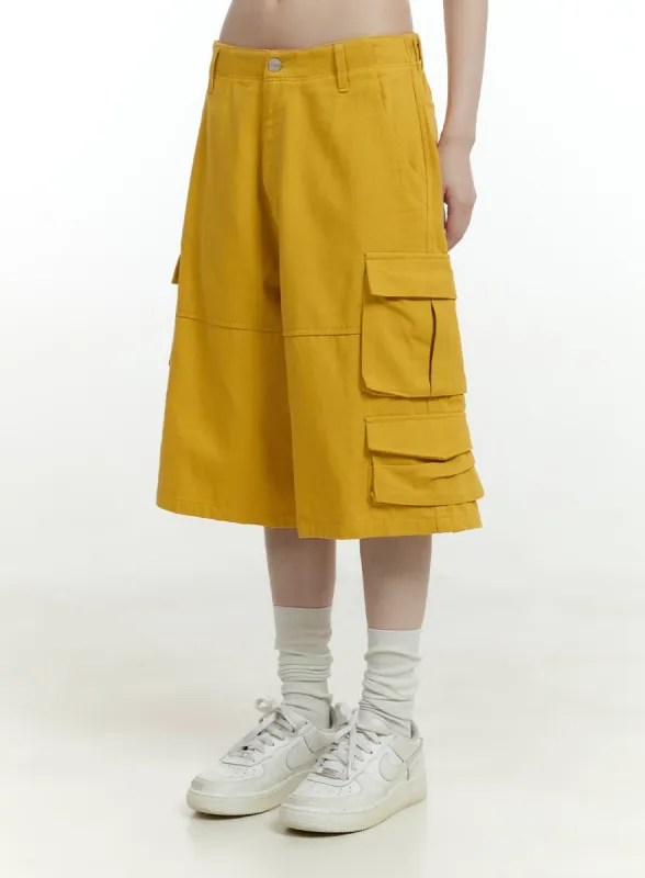 Cargo Midi Pants CL426 sold by Lewkin