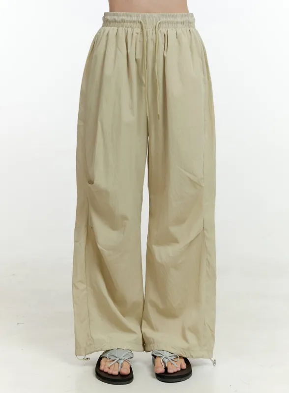 String Banded Wide Leg Pants OL430 sold by Lewkin