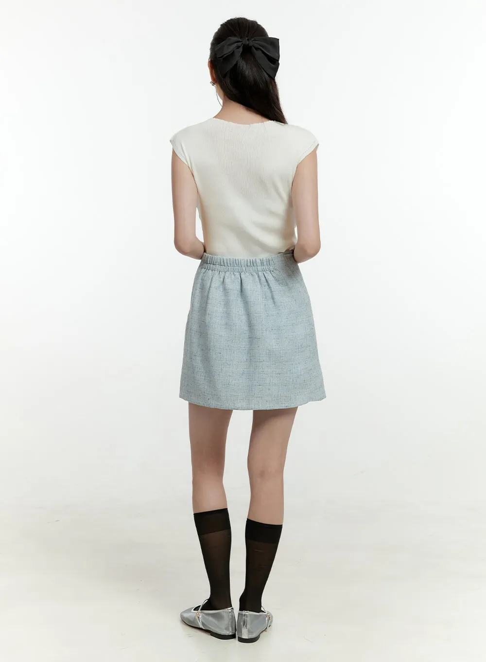 Sheer Mary Jane Flats OL430 sold by Lewkin product image thumbnail 5