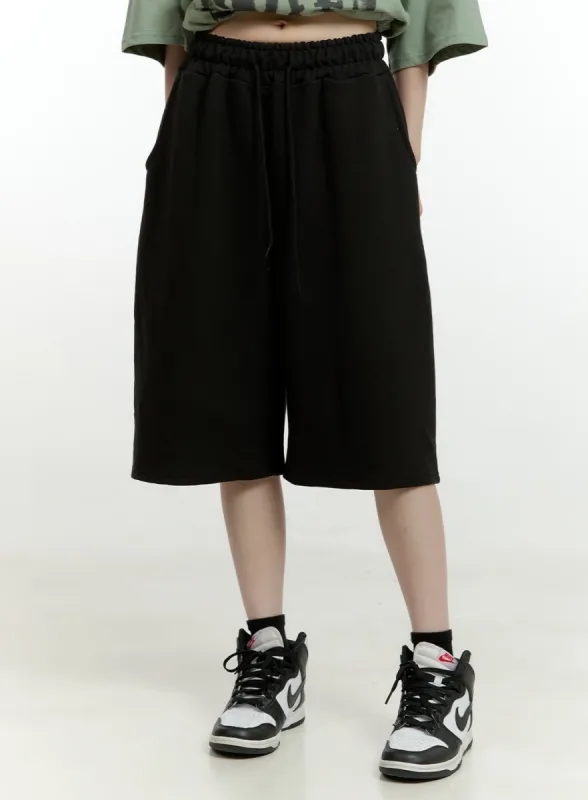 Solid Sweatpant Shorts CG402 sold by Lewkin