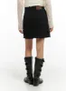 Destroyed Hem Denim Cargo Mini Skirt CM427 sold by Lewkin