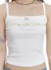 Bowknot Lettering Cami Top CA411 sold by Lewkin