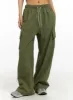 Cargo Wide Leg Banded Pants CA423 sold by Lewkin