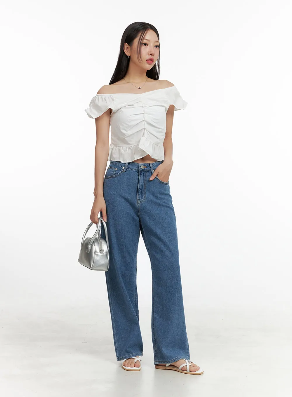 Classic Straight Jeans OU407 sold by Lewkin product image thumbnail 2