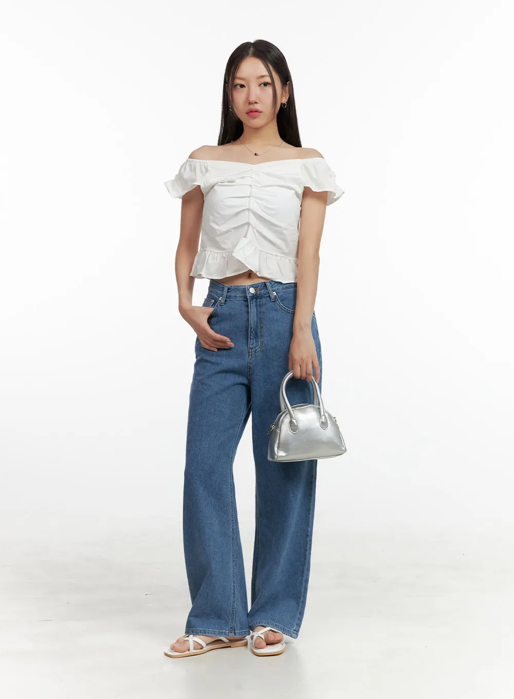 Classic Straight Jeans OU407 sold by Lewkin product image thumbnail 3