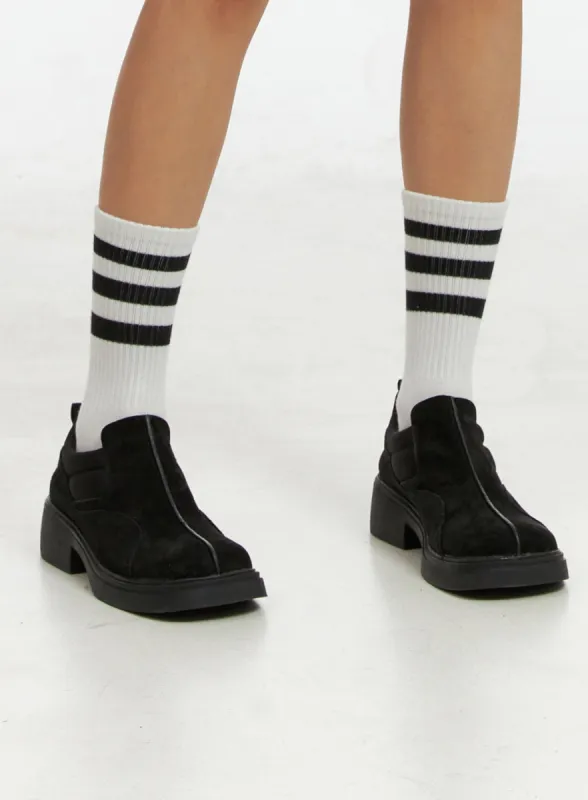 Front Stripe Platform Heels IG405 sold by Lewkin