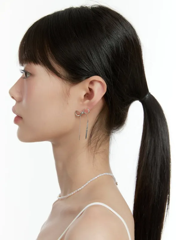 Wave Ribbon Earrings IG406 sold by Lewkin