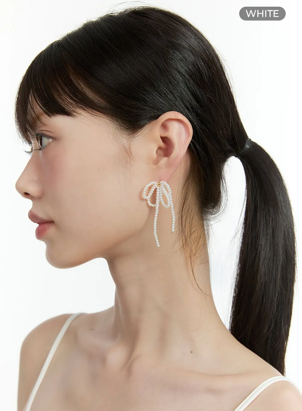 Bonita Ribbon Earrings IG406 sold by Lewkin product image thumbnail 5