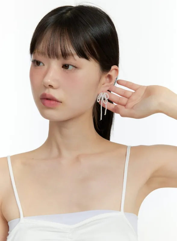 Bonita Ribbon Earrings IG406 sold by Lewkin