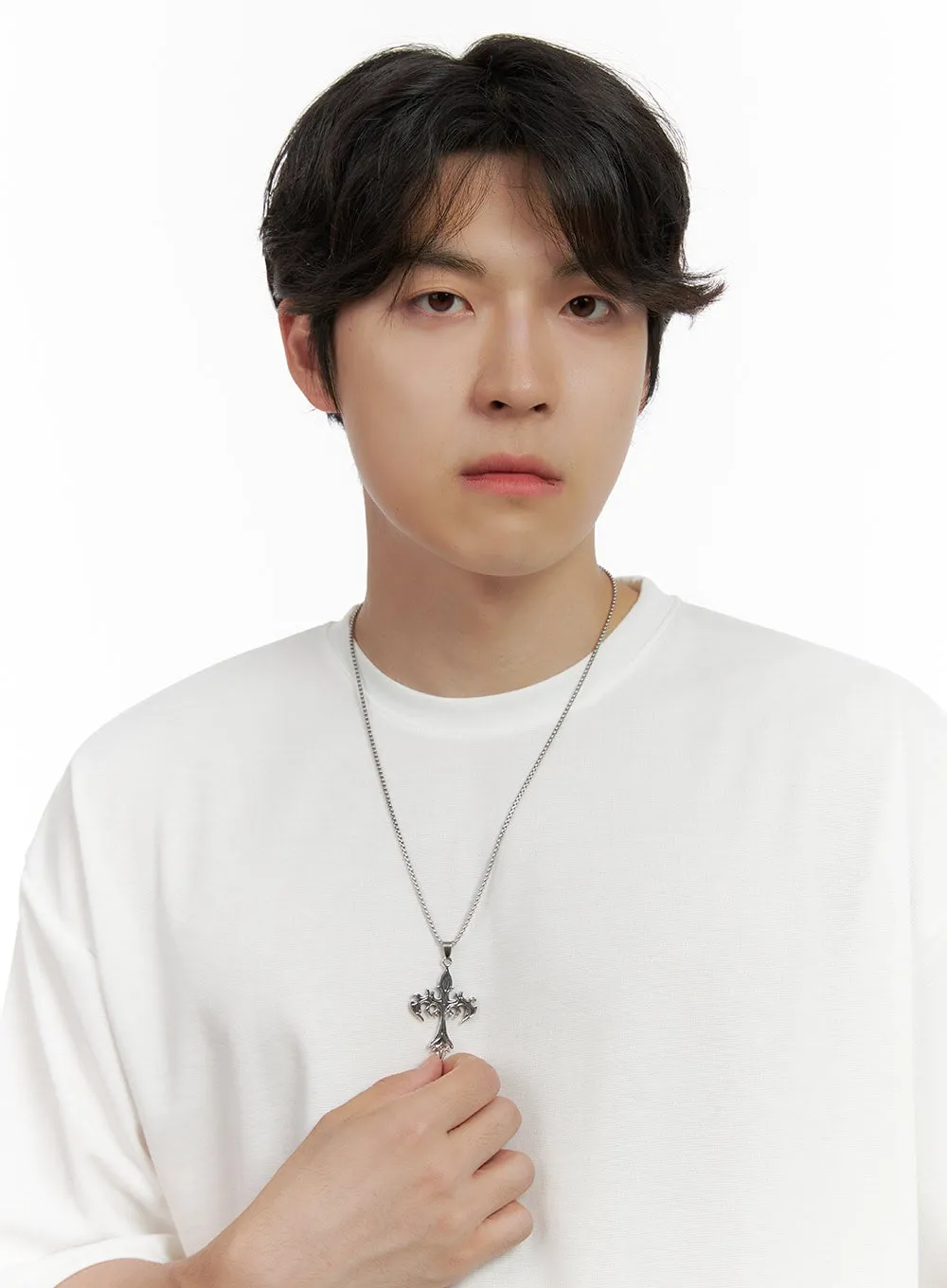 Strange Cross Necklace IG406 sold by Lewkin product image thumbnail 5