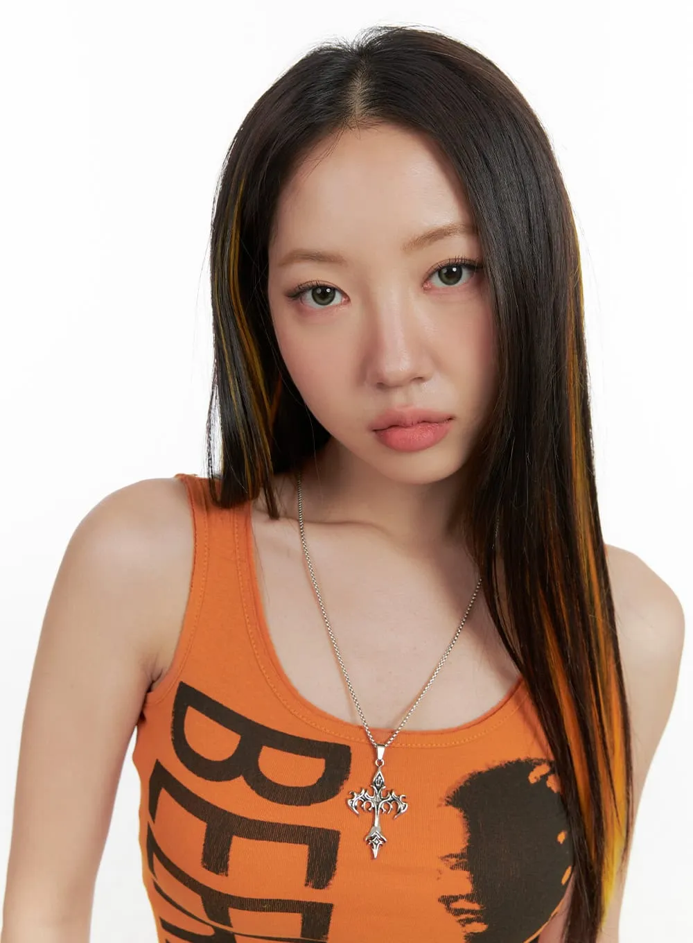 Strange Cross Necklace IG406 sold by Lewkin product image thumbnail 4