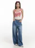 Contrasting Cotton Graphic Tank Top OG406 sold by Lewkin