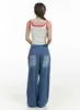 Contrasting Cotton Graphic Tank Top OG406 sold by Lewkin
