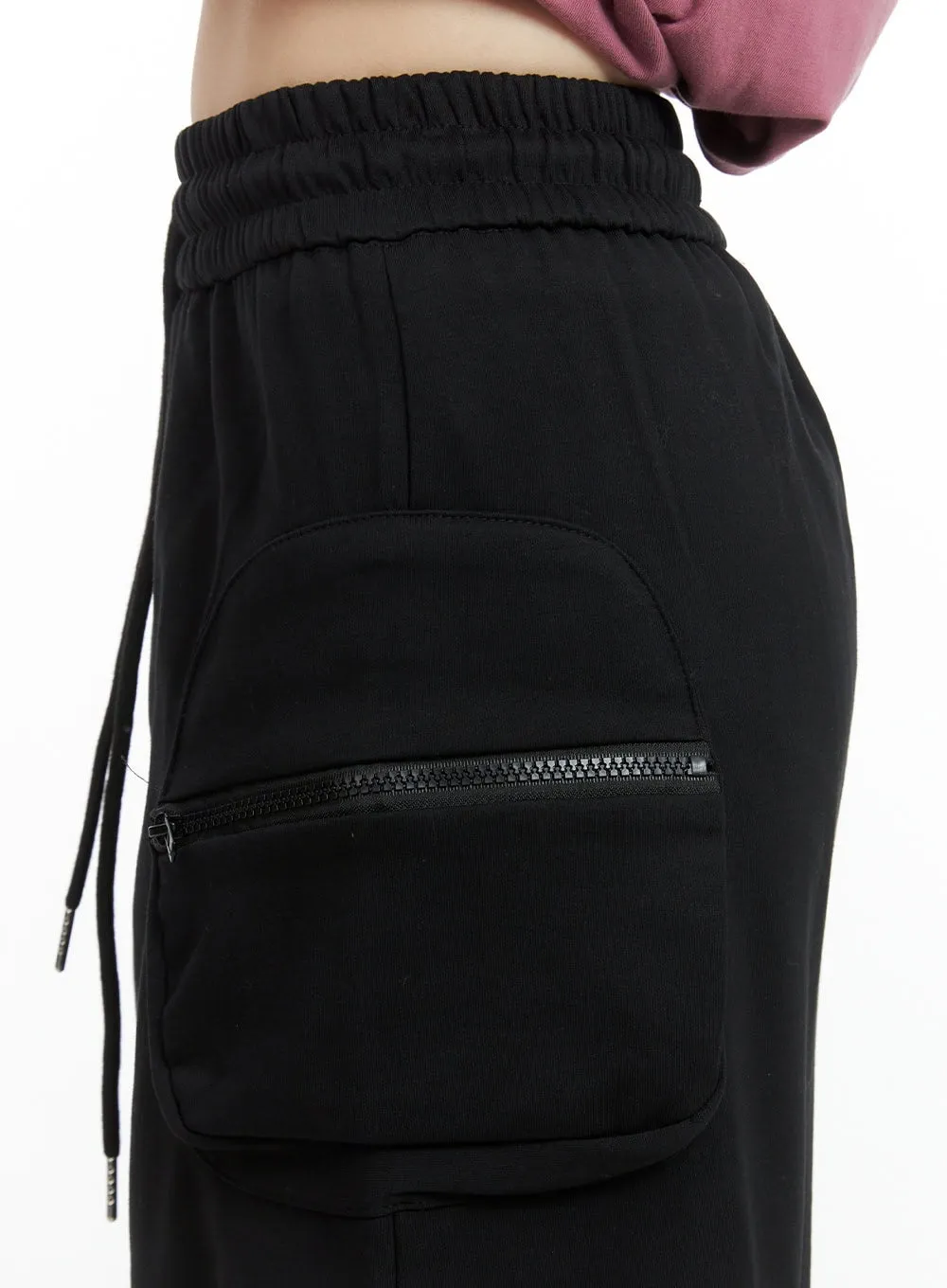 String Banded Cargo Maxi Skirt CG408 sold by Lewkin product image thumbnail 3