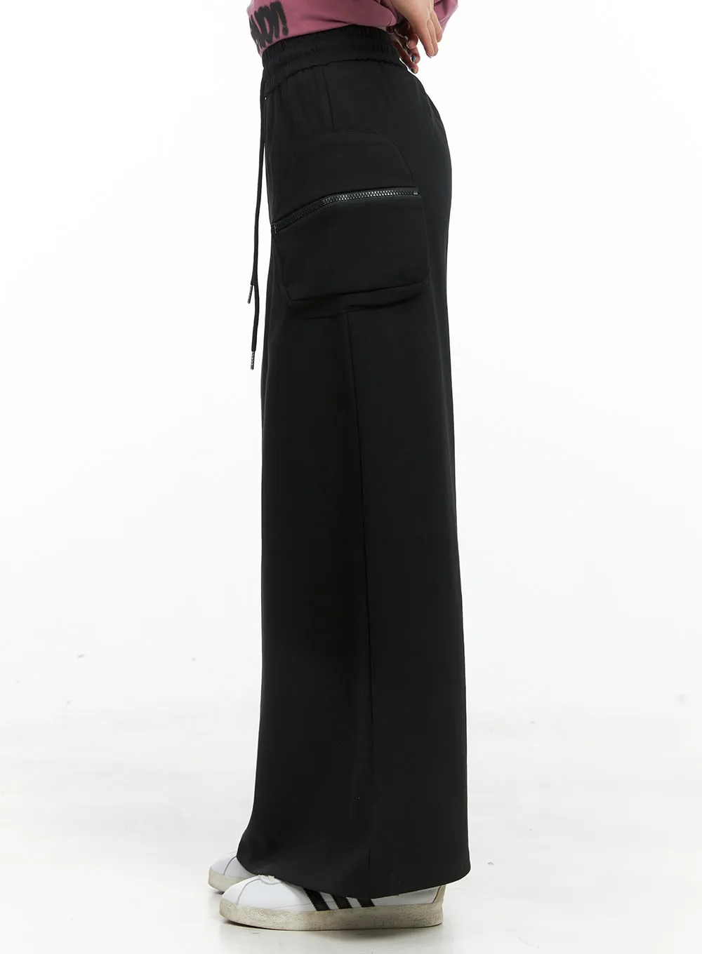 String Banded Cargo Maxi Skirt CG408 sold by Lewkin product image thumbnail 4